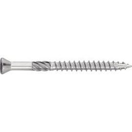 200 Vis pour terrasse 4x50 mm - Tête fraisée bombée six lobes - AISI 410 inox - Double filet - ACTON