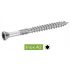 200 Vis pour terrasse 5x40 mm - Tête fraisée réduite six lobes - Inox A2 - Résistantes et durables - ACTON