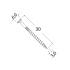 500 Vis De Construction À Tête Plate Cs 30030 - 3.0X30 mm T10 - D-Work