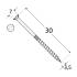 200 Vis De Construction À Tête Plate Cs 35030 - 3.5X30 mm T15 - D-Work