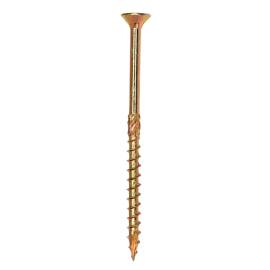 200 Vis de Construction à Tête Plate 6x80 mm T30 - Acier Zingué - Fixation Fiable - D-Work
