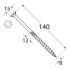 50 Vis De Construction À Tête Plate Cs 08140 - 8X140 mm T40 - D-Work