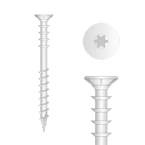 200 Vis d’Écartement 6x80 mm T30 - Fiables et Pratiques - D-Work