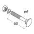 10 Boîtiers de Serrure WHUP 90 - 90/22 - Acier - Fixation Sécurisée - D-Work