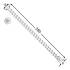 50 Vis à Filetage Total Tête Fraisée 8x280 mm T40 - Acier - Fixation Fiable - D-Work