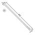 50 Vis à Filetage Total Tête Fraisée 10x400 mm T50 - Acier - Fixation Fiable - D-Work