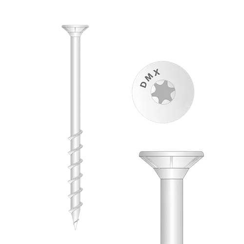 50 Vis à Tête Fraisée 8x100 mm Pour Béton Cellulaire - T30 - D-Work