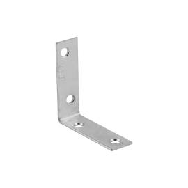 50 Équerres Étroitess 50x50x15x1,5 mm - Acier Zingué - Fixation Robuste - D-Work