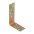 10 Équerres de Construction KB2 120x80x35x4 mm - Acier - Fixation Solide - D-Work
