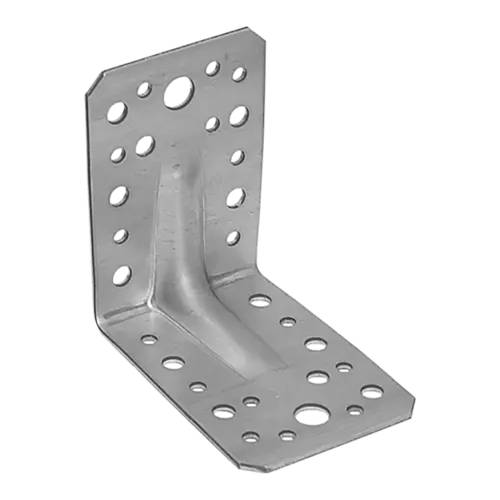 20 Équerres Renforcées KPS 1 90x90x65x1,5 mm - Acier - Fixation Solide - D-Work