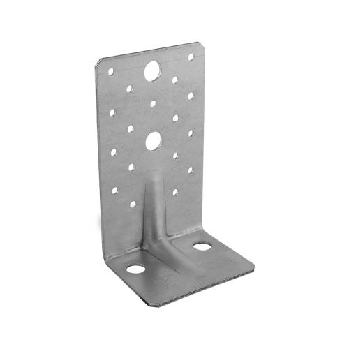 10 Équerres Renforcées KP8 145x70x90x2,5 mm - Acier - Fixation Solide - D-Work