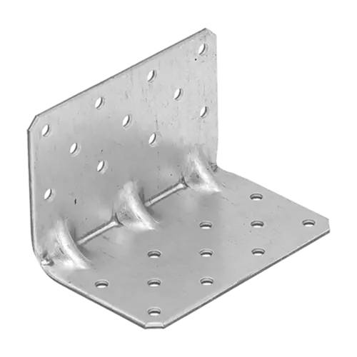 20 Équerres Renforcées KPK 65x65x100x2,5 mm - Acier - Fixation Solide - D-Work