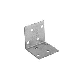 50 Équerres Perforées KM1 40x40x40x2 mm - Acier - Fixation Polyvalente - D-Work