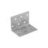50 Équerres Perforées KM2 40x40x60x2 mm - Acier Zingué - Fixation Polyvalente - D-Work