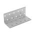 20 Équerres Perforées KM14 40x40x100x2,0 mm - Acier - Fixation Polyvalente - D-Work
