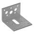 20 Équerres Réglables KR 2 40x60x60x2,5 mm - Acier - Fixation Polyvalente - D-Work