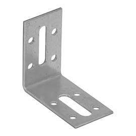 20 Équerres Réglables KRD 1 50x55x30x2 mm - Acier - Fixation Polyvalente - D-Work