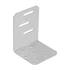 20 Équerres Perforées Réglables Gauches 60x80x60x2 mm - Acier - Fixation Polyvalente - D-Work