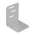 20 Équerres Perforées Réglables Droites 60x80x60x2 mm - Acier - Fixation Polyvalente - D-Work