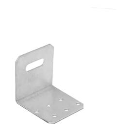20 Équerres Perforées Réglables 60x60x60x2 mm - Acier - Fixation Polyvalente - D-Work