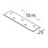 Bande de Fixation Perforée 25x1,5 mm - 10 M - Acier Zingué - Polyvalente et Résistante - D-Work