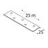Bande De Fixation Perforée Tm1/25 - 25X1.5 mm /25 M - D-Work
