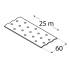 Bande de Fixation Perforée 25 M 60x2 mm - Acier Zingué - Usage Bricolage - D-Work