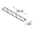 10 Bandes de Fixation Perforées TM9/10 19x0,9 mm 10 M - Acier Zingué - Fixation Polyvalente - D-Work