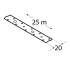 4 Bandes De Fixation Perforées Tm9/25 - 19X0.9 mm /25 M - D-Work