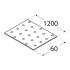 10 Plaques Perforées Pp92 - 60X1200X2.0 mm - D-Work