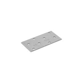 20 Plaques Perforées PP1 80x40x2 mm - Acier - Usage Bricolage - D-Work