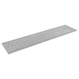 10 Plaques Perforées PP16 400x100x2 mm - Acier - Usage Bricolage - D-Work