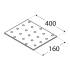10 Plaques Perforées Pp23 - 400X160X2.0 mm - D-Work