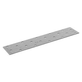20 Plaques Perforées 40x200x2 mm - Acier - Usage Bricolage - D-Work
