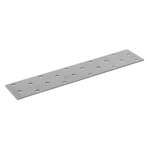 20 Plaques Perforées 40x200x2 mm - Acier - Usage Bricolage - D-Work