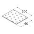 20 Plaques Perforées Pp30 - 60X300X2.0 mm - D-Work