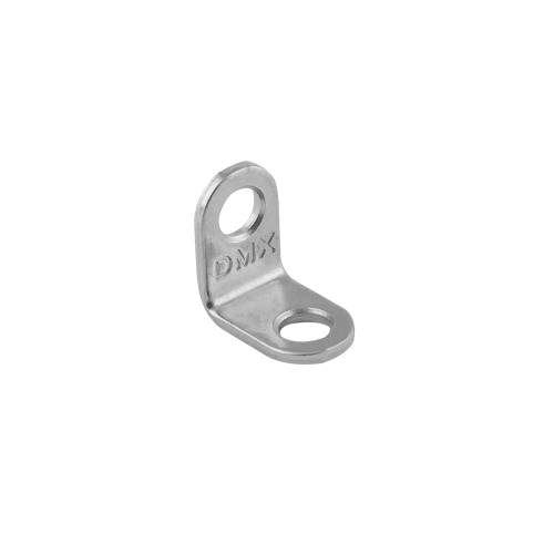 4 Équerres FKW 20x20x13x2 mm - Acier Zingué - Fixation Robuste - D-Work