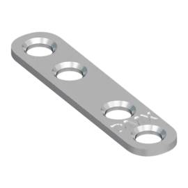 4 Connecteurs Plats Flw 60 - 57X13X2.0 mm - D-Work