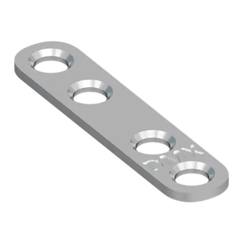 4 Connecteurs Plats FLW 60 57x13x2 mm - Acier - Fiables et Pratiques - D-Work
