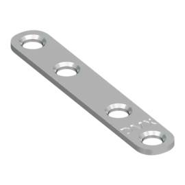 4 Connecteurs Plats FLW 80 77x13x2 mm - Acier - Fixation Fiable - D-Work