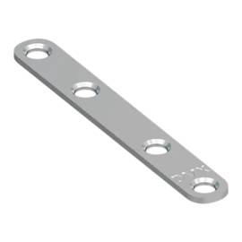 4 Connecteurs Plats FLW 100 97x13x2 mm - Acier - Fixation Fiable - D-Work