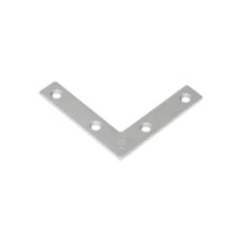 50 Équerres Plates Na 50 - 50X50X10X2.0 mm - D-Work