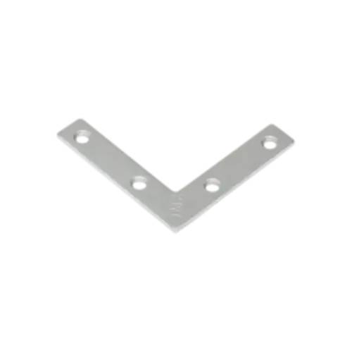 50 Équerres Plates Na 50 - 50X50X10X2.0 mm - D-Work
