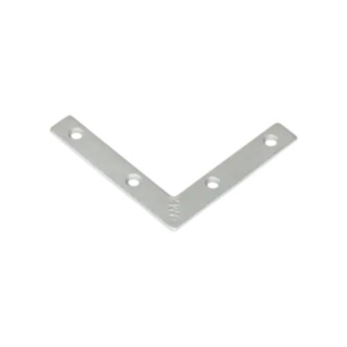 50 Équerres Plates Na 60 - 60X60X10X2.0 mm - D-Work