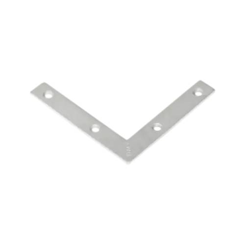 50 Équerres Plates Na 75 - 75X75X13X2.0 mm - D-Work