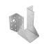 10 Sabots De Solive WB16 60x160x75x2,0 mm - Acier Zingué - Fixation Solide Et Durable - D-Work