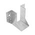 10 Sabots De Solive WB20 64x128x75x2,0 mm - Acier - Fixation Solide - D-Work