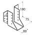 10 Sabots De Solive Wb34 - 115X193X75X2.0 mm - D-Work
