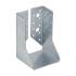 10 Sabots de Solive Pliés WBZ23 76x122x2 mm - Acier Galvanisé - Fixation Solide - D-Work