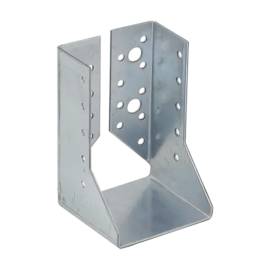 10 Sabots de Solive Pliés WBZ23 76x122x2 mm - Acier Galvanisé - Fixation Solide - D-Work